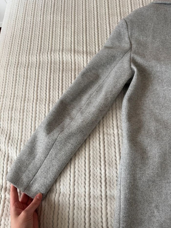 Manteau long gris / Taille 40 - photo numéro 11