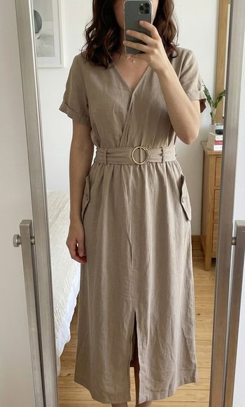 Robe longue beige Sy Coll 