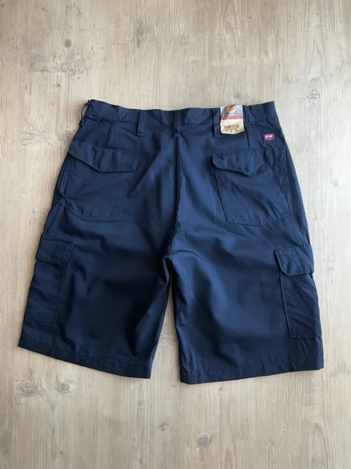 Short cargo bleu marine pour homme Red Kap taille W34 FR44 466 - photo numéro 2