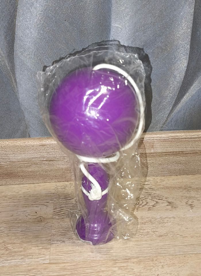 🦄 Bilboquet laqué violet - Tabletterie des Lacs - Neuf 🦄