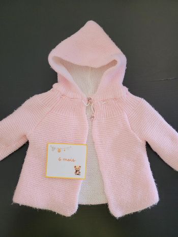 Gilet à capuche 6 mois
