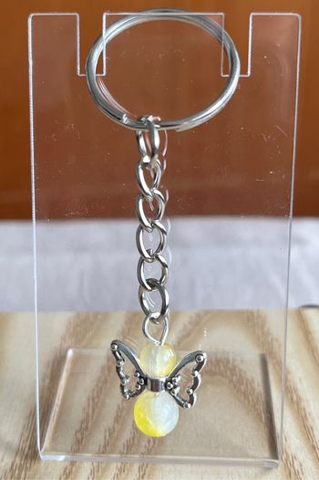 Porte clé ange  jaune