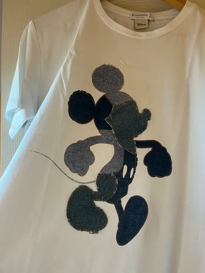tee shirt imprimé mickey jeans - photo numéro 2