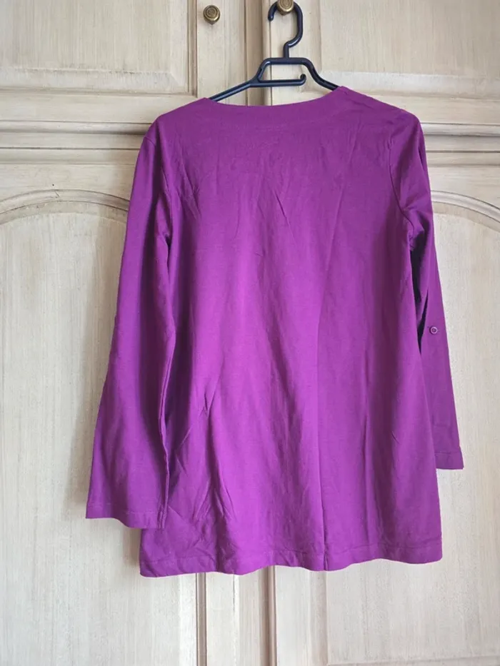 Pull violet taille 42 - photo numéro 3