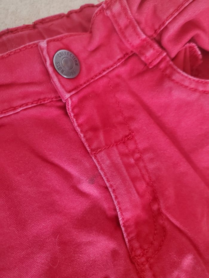 Pantalon jean slim rouge Orchestra 8 ans - photo numéro 4