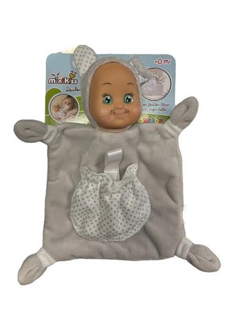 Doudou Minikiss avec fixation tétine Smoby neuf