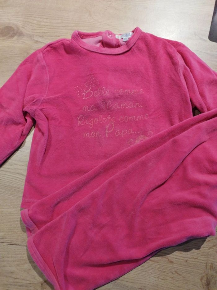 Pyjama velours 2 ans kitchoun