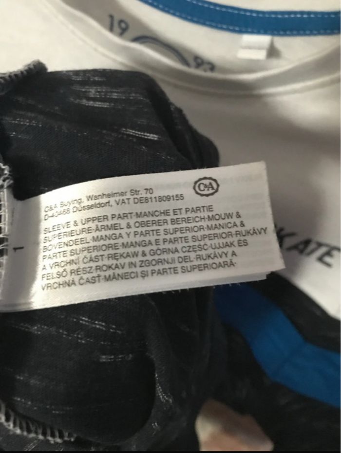 tshirt garçon c&a taille 9 ans 10 ans bi -ton excellent état - photo numéro 2