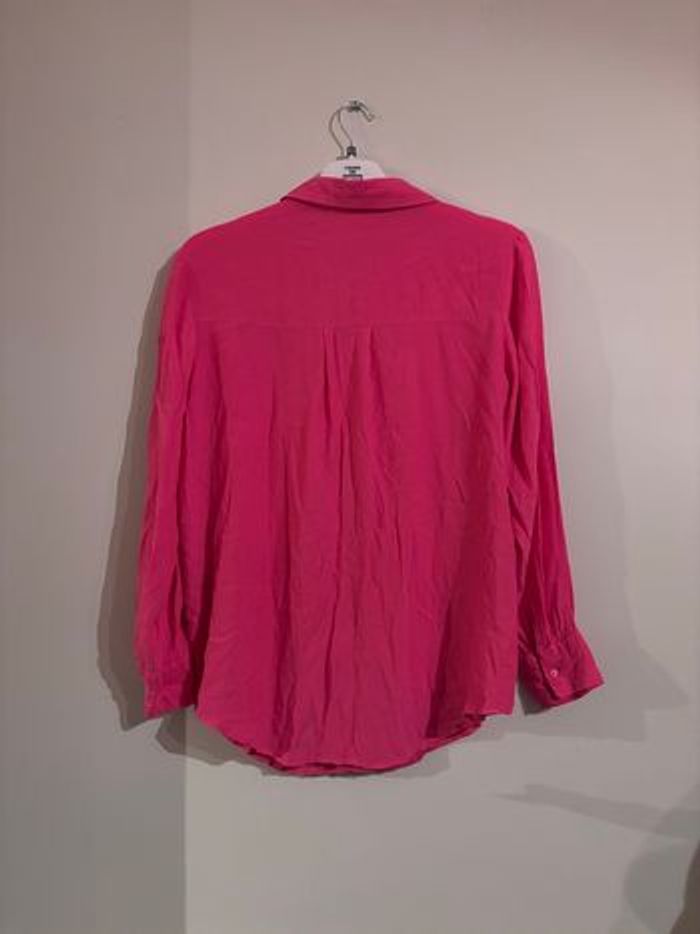 Chemise rose fuchsia – Promod - M/L - photo numéro 2