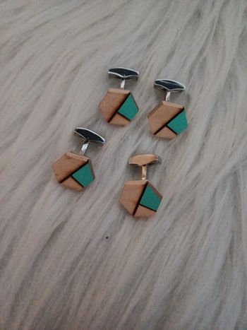 Bouton de manchette the nines