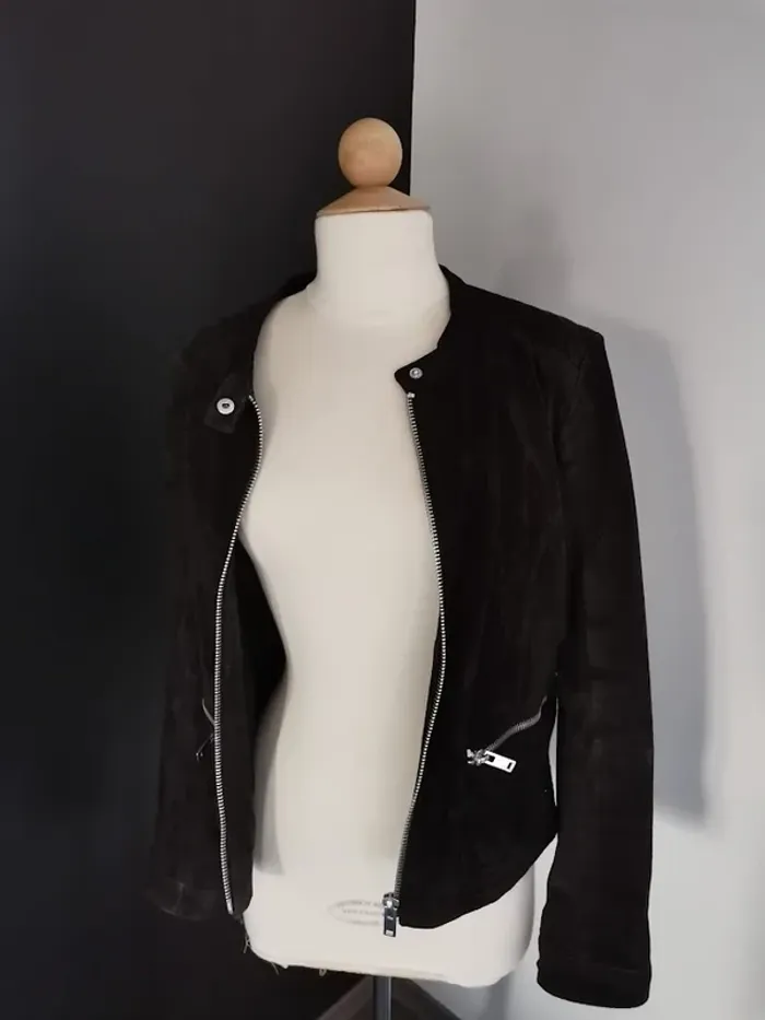 blouson DDP XL cuir marron - photo numéro 2