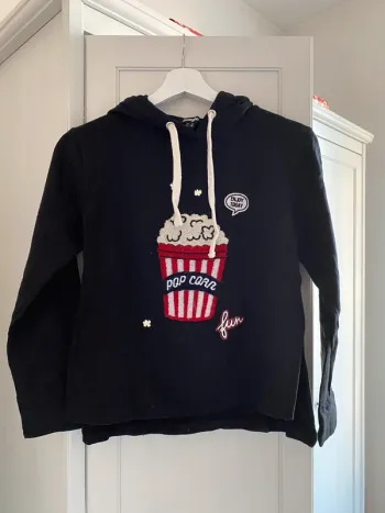 sweat à capuche pop corn jennyfer