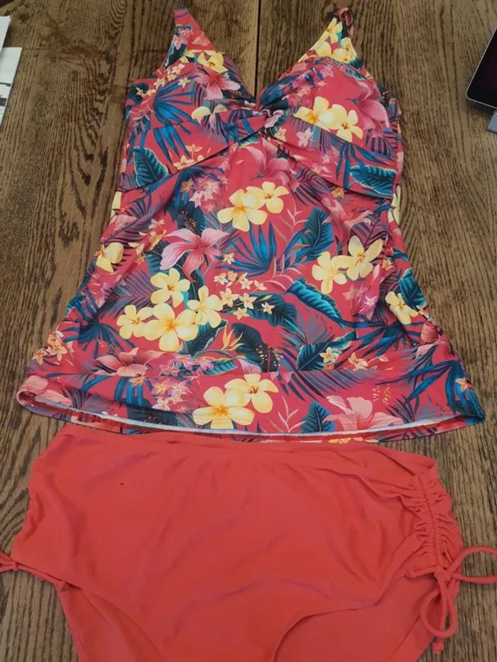 Magnifique Tankini et slip Paprika fr 44 taille 1 - photo numéro 6