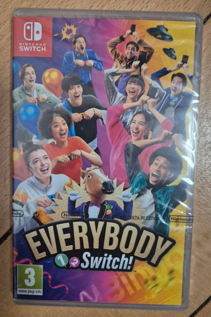 Everybody 1 2 Switch. Neuf sous blister. Nintendo Switch compatible Switch Lite et Oled.