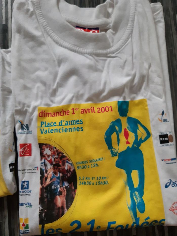 2 tee-shirts collector Valenciennes 2001 - photo numéro 3