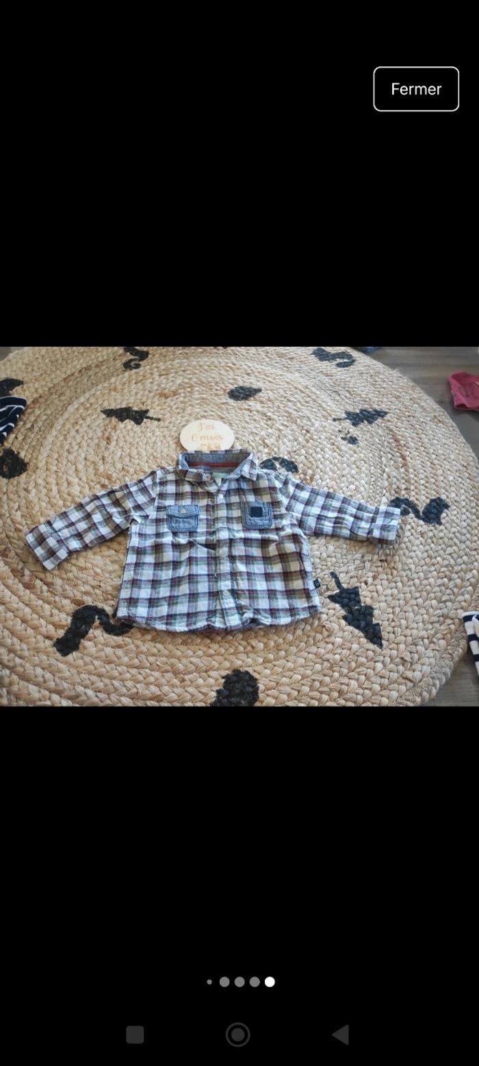 Lot 9 hauts garçon 6 mois - photo numéro 10