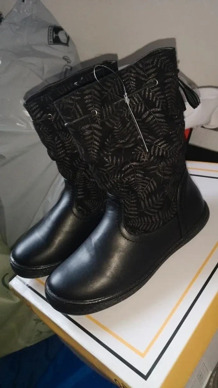 Bottines noires gemo