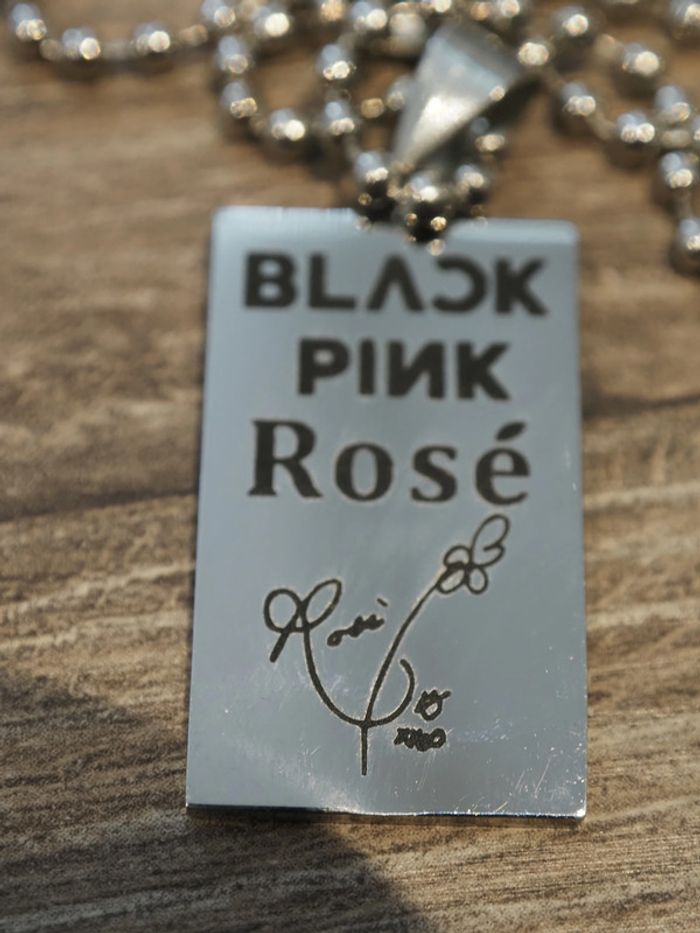 Collier Blackpink Rosé - photo numéro 2