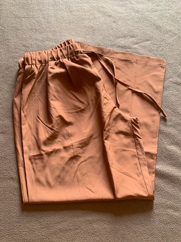 Pantalon fluide marron
