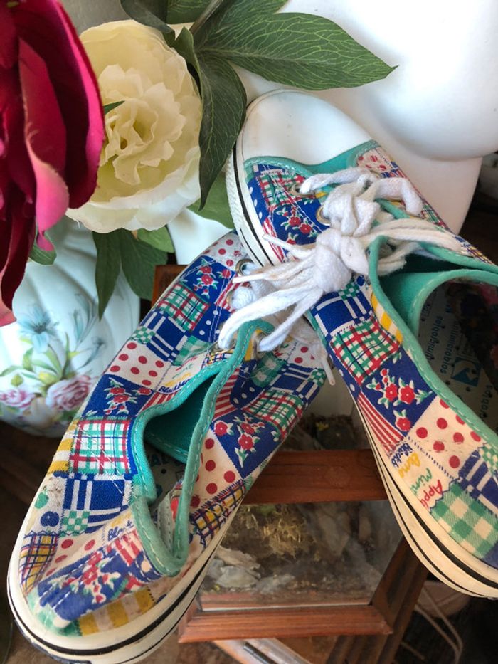 Baskets toile basses
