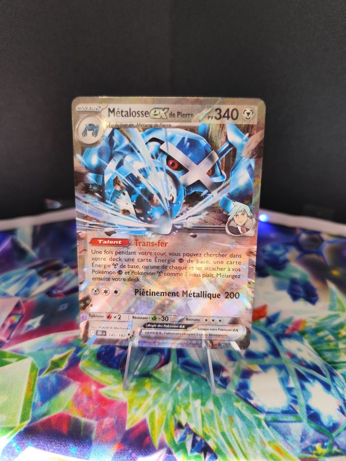 Carte pokémon neuve 🇨🇵 Metalosse Ex de pierre 145/182 rivalités destinées - photo numéro 2