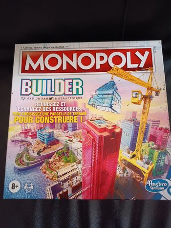 Jeux de société Monopoly builder jamais utilisé 