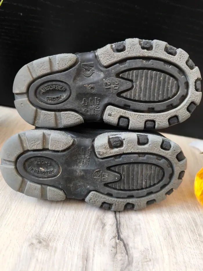 Bottes boots d’hiver enfant kimberfeel, pointure 21, doublées et antichoc - photo numéro 7