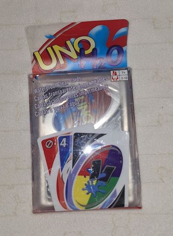 Carte Uno H2O. Jeux de société, cartes neuves et blisters.