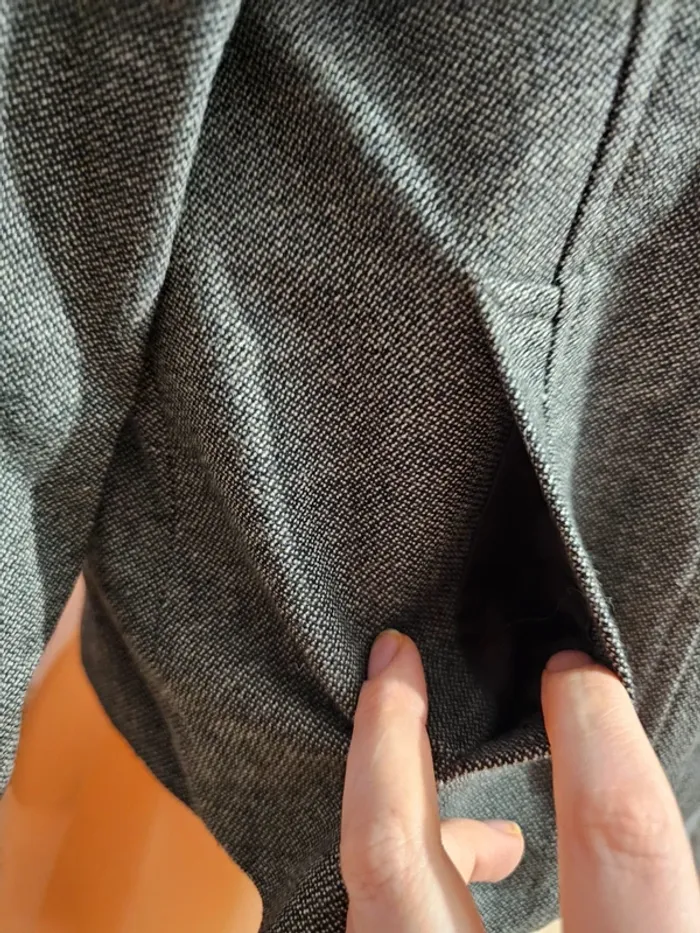 Veste habillé blazer grise, camaïeu taille S 36 - photo numéro 3