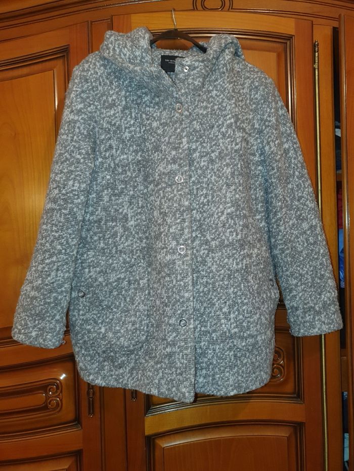 Manteau femme gris  taille 44 - photo numéro 2