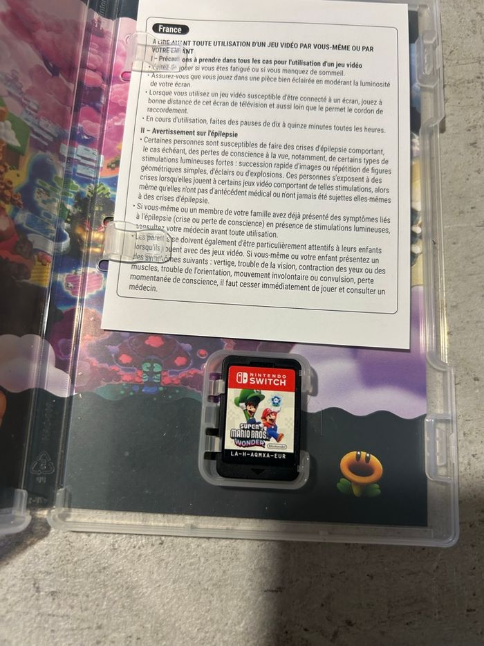 Super Mario bros wonder Nintendo switch - photo numéro 2