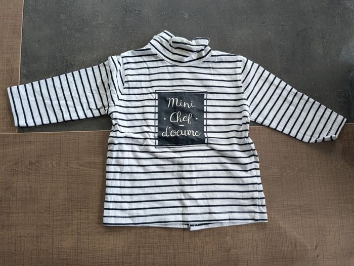 Tee shirt "mini chef d'oeuvre" 6 mois