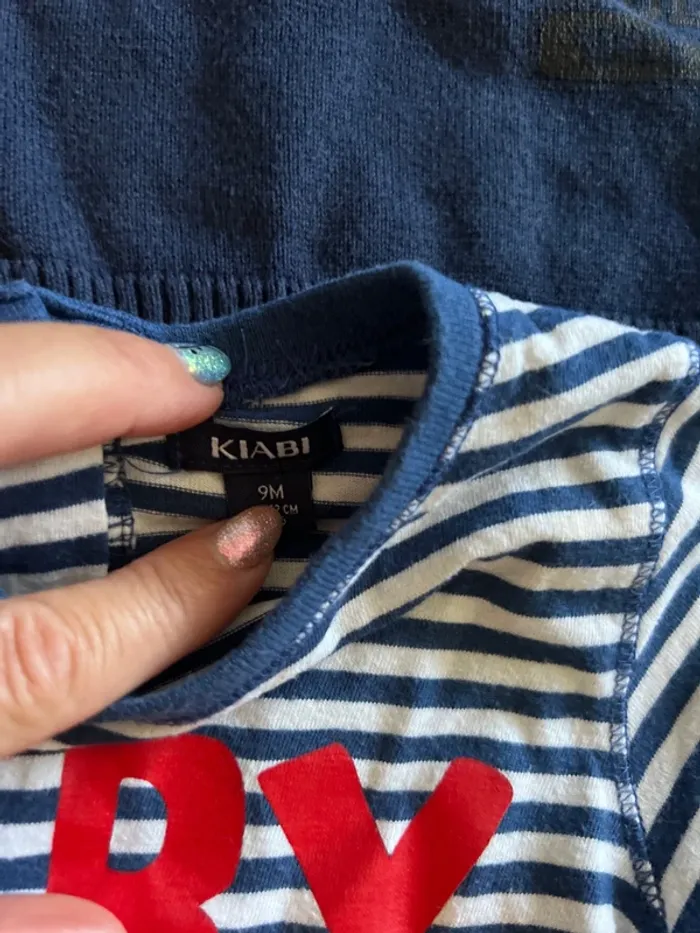 Lot de 2 pull 9 mois kiabi - photo numéro 3