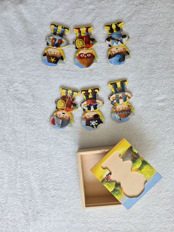 Puzzle bois personnages