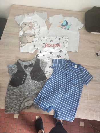 Lot de 5 barboteuse 1 mois