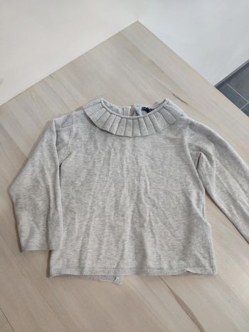 Pull gilet gris Kiabi 3 ans 36 mois