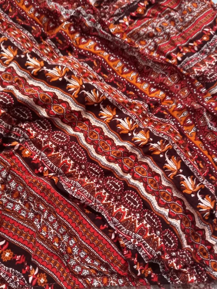 Debardeur femme t40 marron motif - photo numéro 2