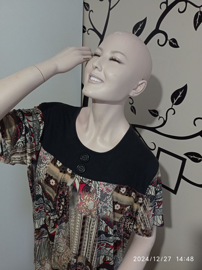 tee shirt imprimé de Fafamod taille 52 réf 452 P16 - photo numéro 4