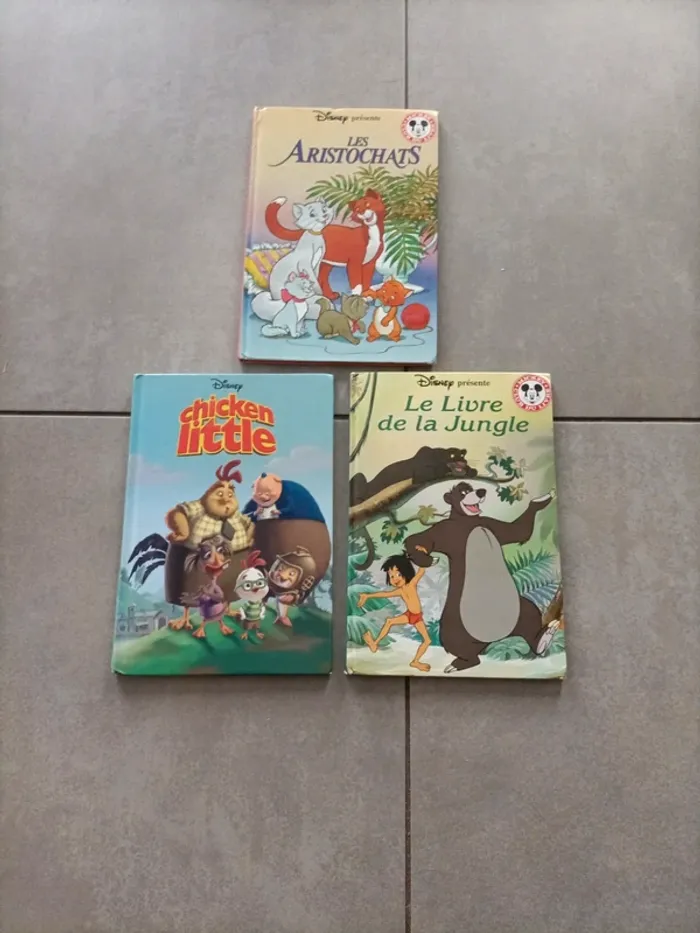 Lot 3 livres disney