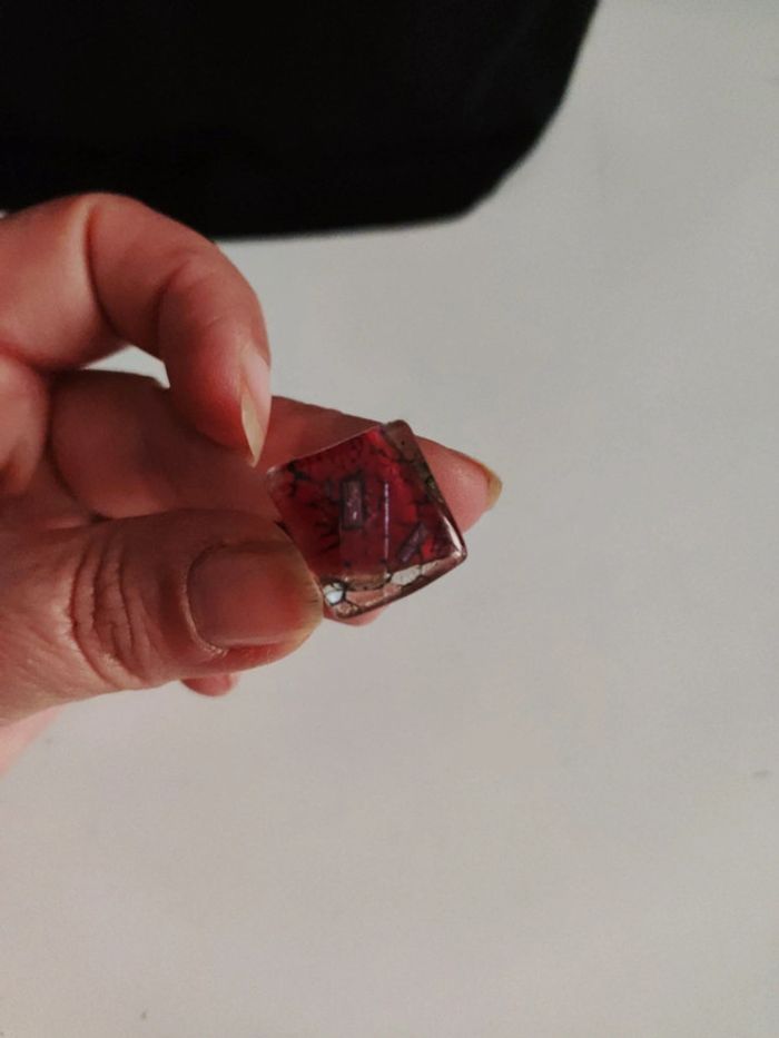 Bague en verre ajustable - photo numéro 4