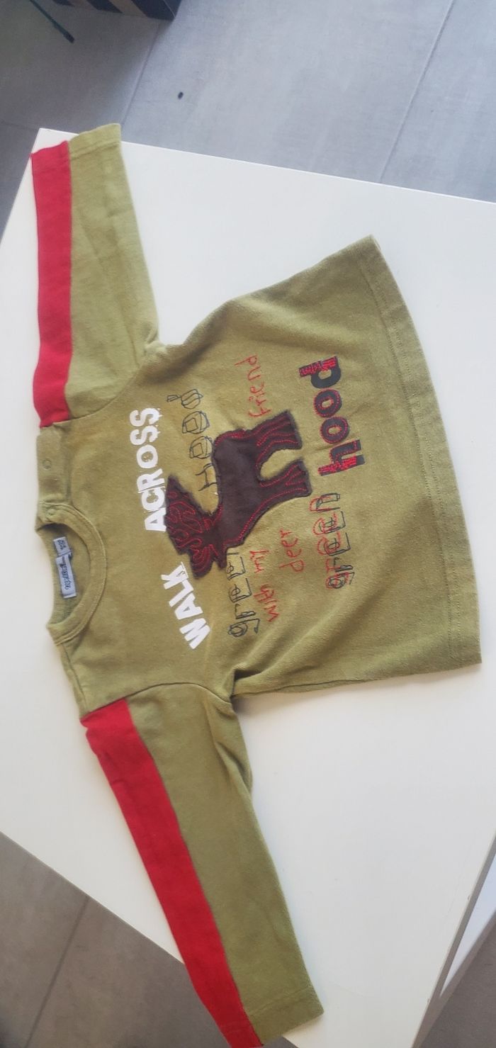 Lot de 7 T-shirts manches longues taille 18 mois - photo numéro 6