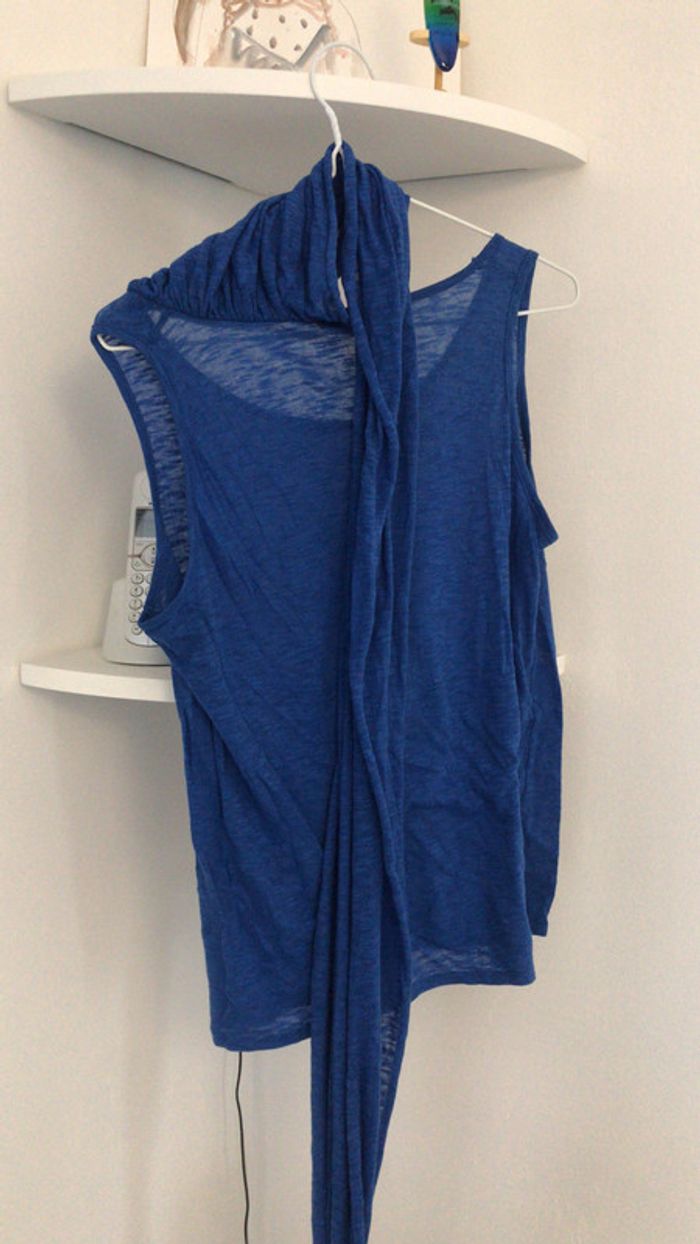 Débardeur bleu électrique taille M Les Petites - photo numéro 6