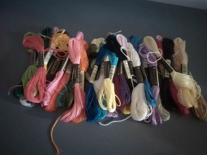 Gros lot de fils de cotons diy