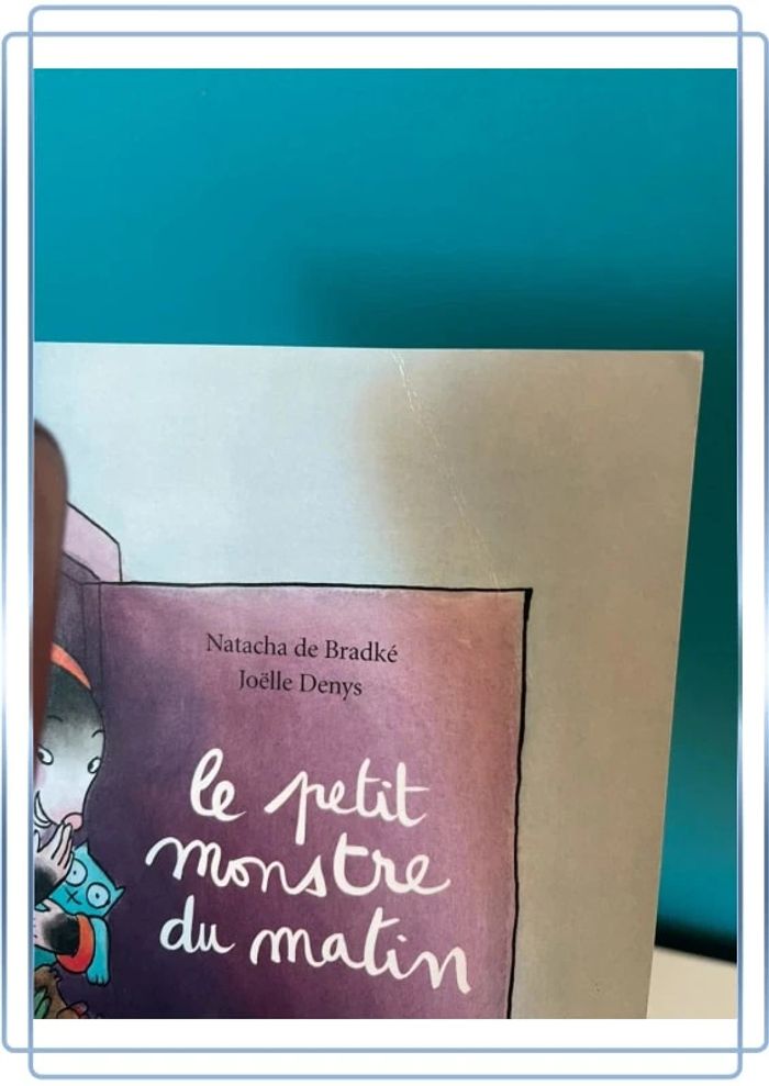 Livre école des loisirs le petit monstre du matin - photo numéro 2