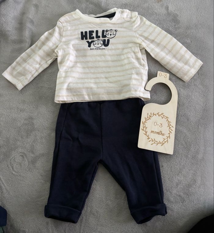 Ensemble bébé garçon 1 mois - photo numéro 6