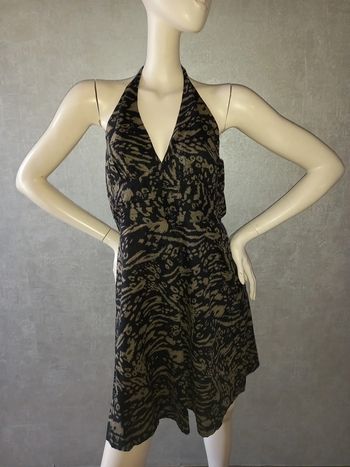 robe dos nu marron et noire H&M taille 40