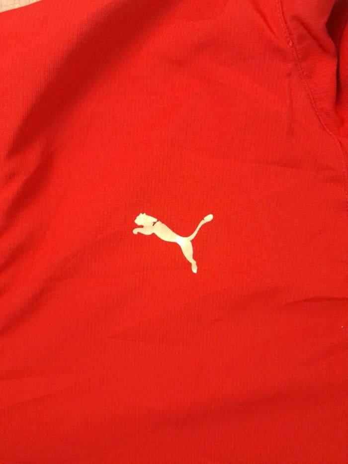 Veste coupe-vent Puma rouge vintage – Homme XL (678) - photo numéro 3