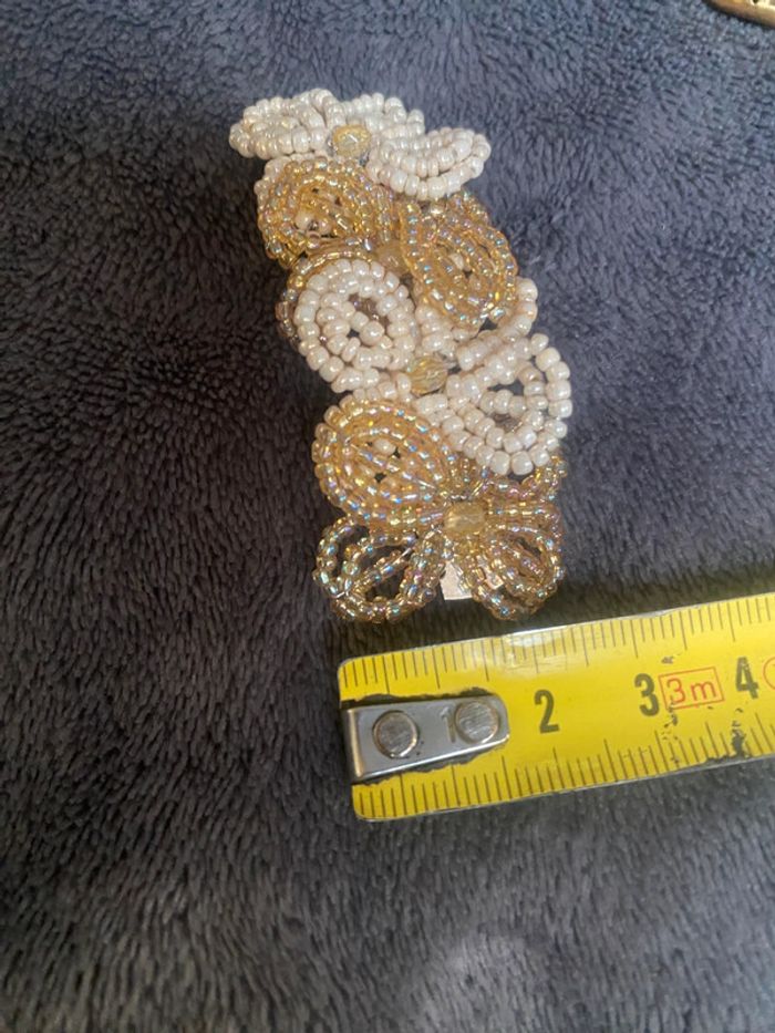 Vintage barrette à cheveux perles - photo numéro 10
