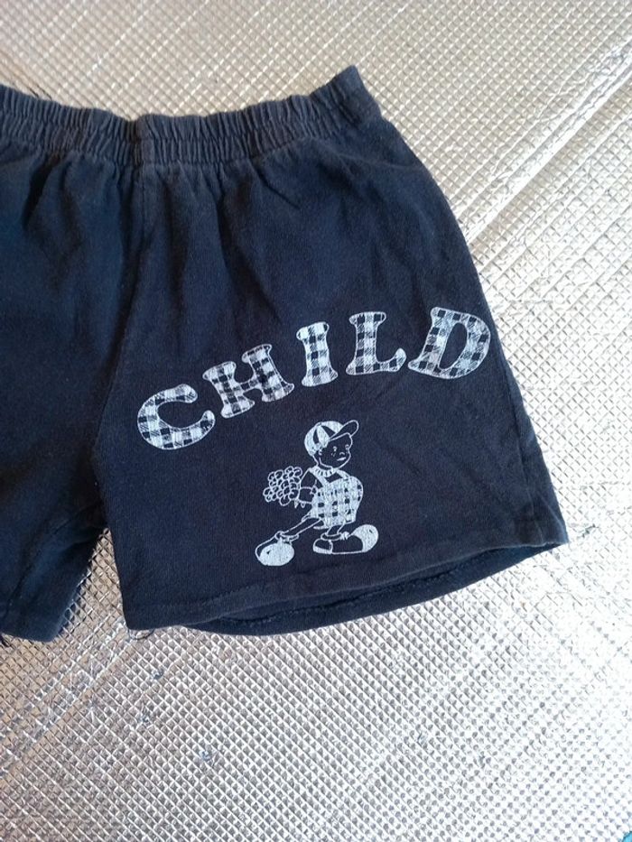 Short coton noir 3ans - photo numéro 2