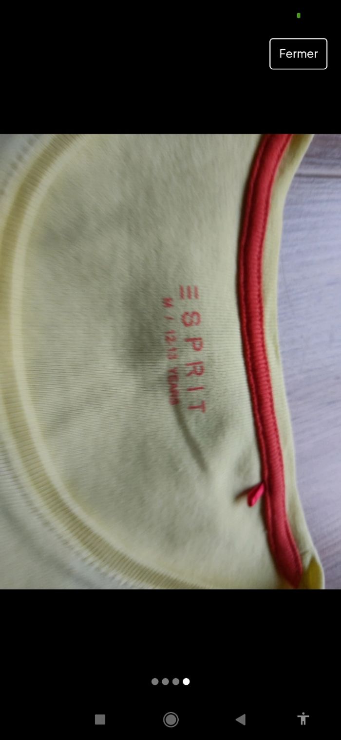 T-shirt jaune esprit 12 13 ans - photo numéro 5